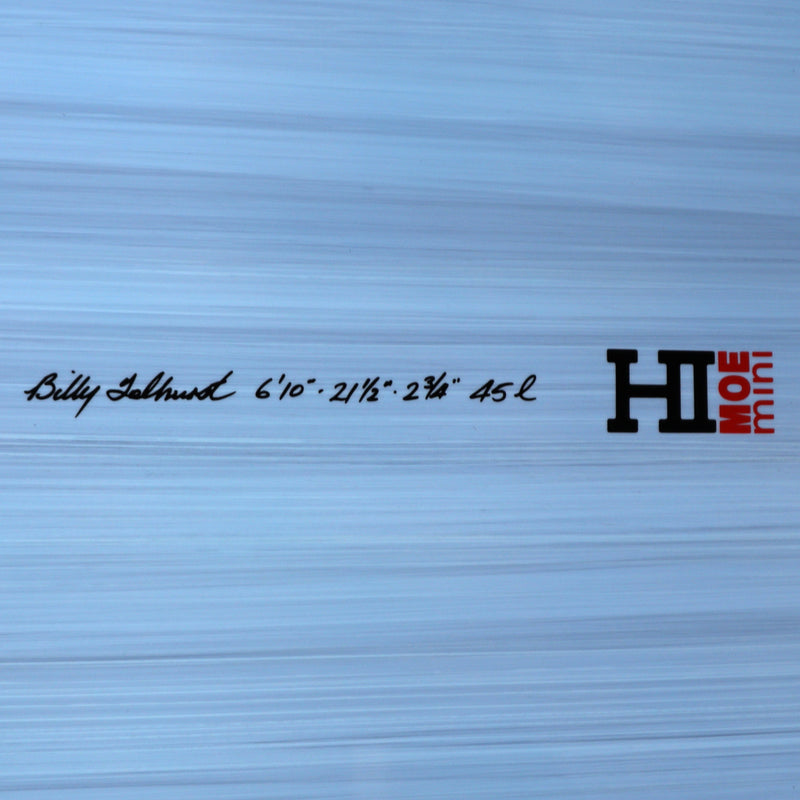 Load image into Gallery viewer, Harley Ingleby Series Moe Mini Thunderbolt Red 6&#39;10 x 21 ½ x 2 ¾ Surfboard - Light Blue
