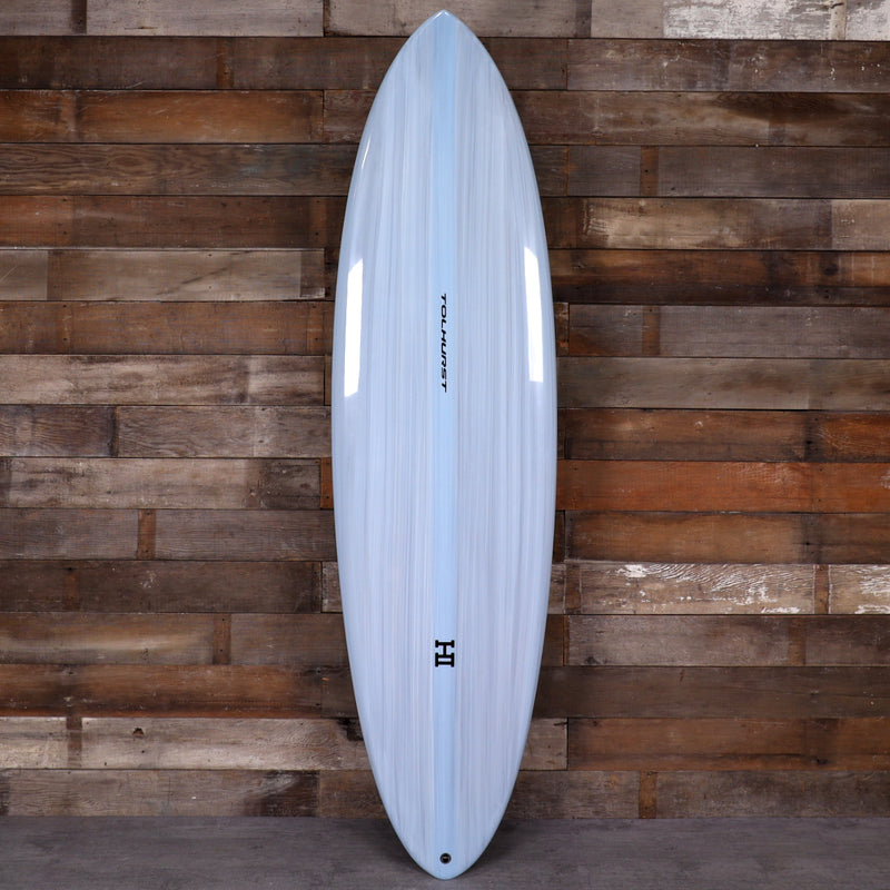 Load image into Gallery viewer, Harley Ingleby Series Mid 6 Mini Thunderbolt Red 6&#39;4 x 20 x 2 ⅝ Surfboard - Light Blue
