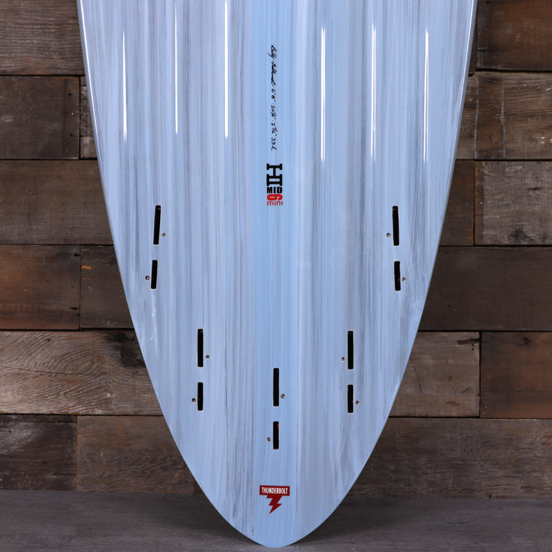 Load image into Gallery viewer, Harley Ingleby Series Mid 6 Mini Thunderbolt Red 6&#39;8 x 20 ¼ x 2 11/16 Surfboard - Light Blue
