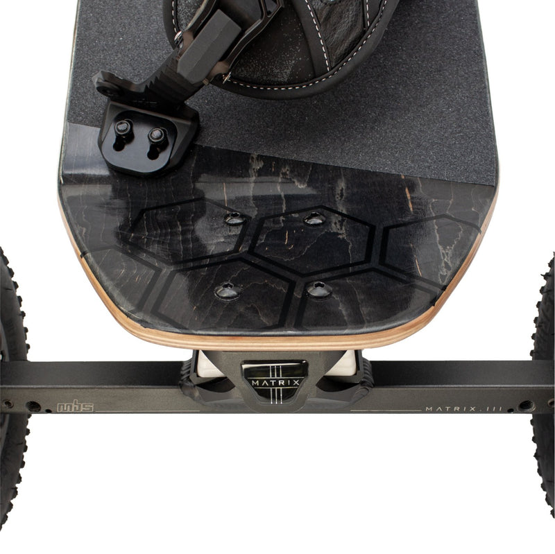 Load image into Gallery viewer, MBS Comp 95 Silver Hex 44.9&quot; Mountainboard Complete
