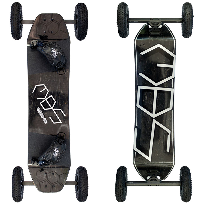 Load image into Gallery viewer, MBS Comp 95 Silver Hex 44.9&quot; Mountainboard Complete
