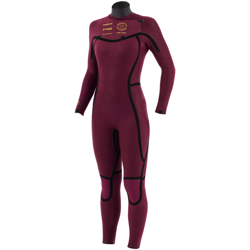 Load image into Gallery viewer, Manera Women&#39;s Seafarer+ Steamer 3/2 Chest Zip Wetsuit
