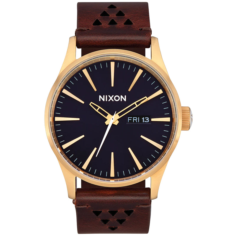 Load image into Gallery viewer, Nixon Sentry Leather Watch
