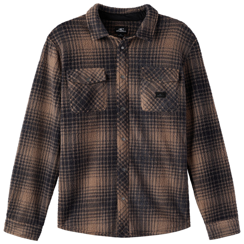 Load image into Gallery viewer, O&#39;Neill Glacier Plaid High Pile Superfleece Shirt
