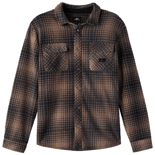 O'Neill Glacier Plaid High Pile Superfleece Shirt