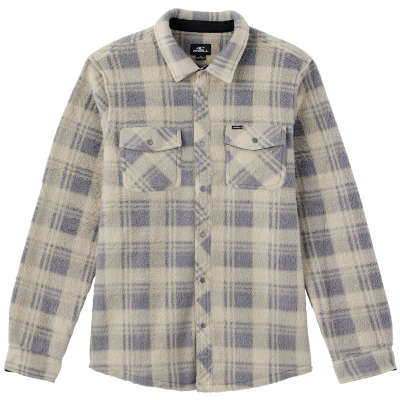 Load image into Gallery viewer, O&#39;Neill Glacier Plaid High Pile Superfleece Shirt
