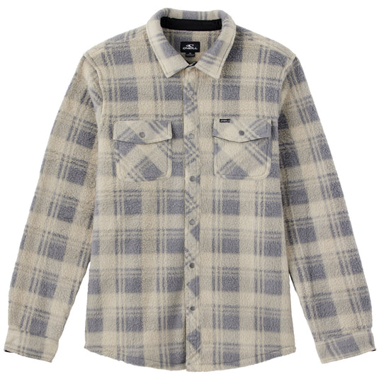 O'Neill Glacier Plaid High Pile Superfleece Shirt