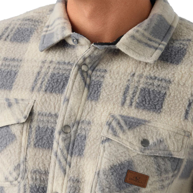 Load image into Gallery viewer, O&#39;Neill Glacier Plaid High Pile Superfleece Shirt
