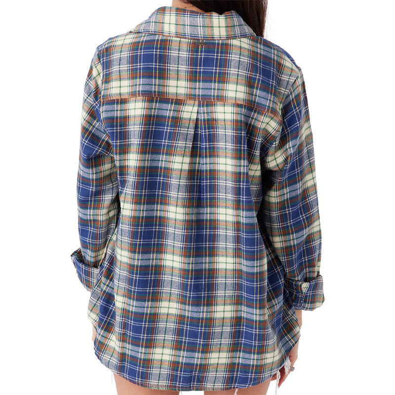 Load image into Gallery viewer, O&#39;Neill Women&#39;s Nash Long Sleeve Button-Up Flannel Shirt
