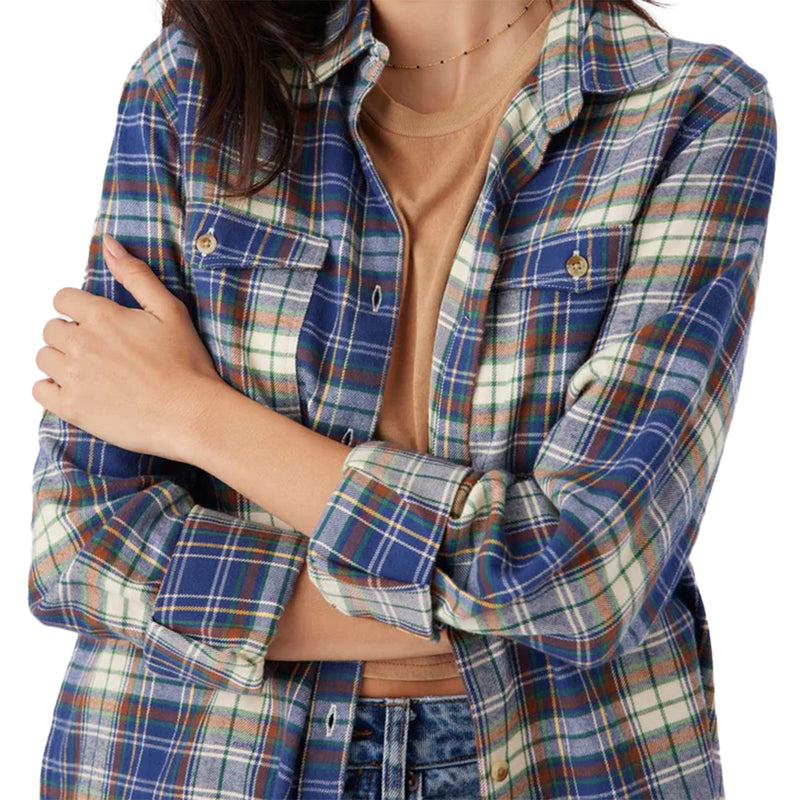 Load image into Gallery viewer, O&#39;Neill Women&#39;s Nash Long Sleeve Button-Up Flannel Shirt
