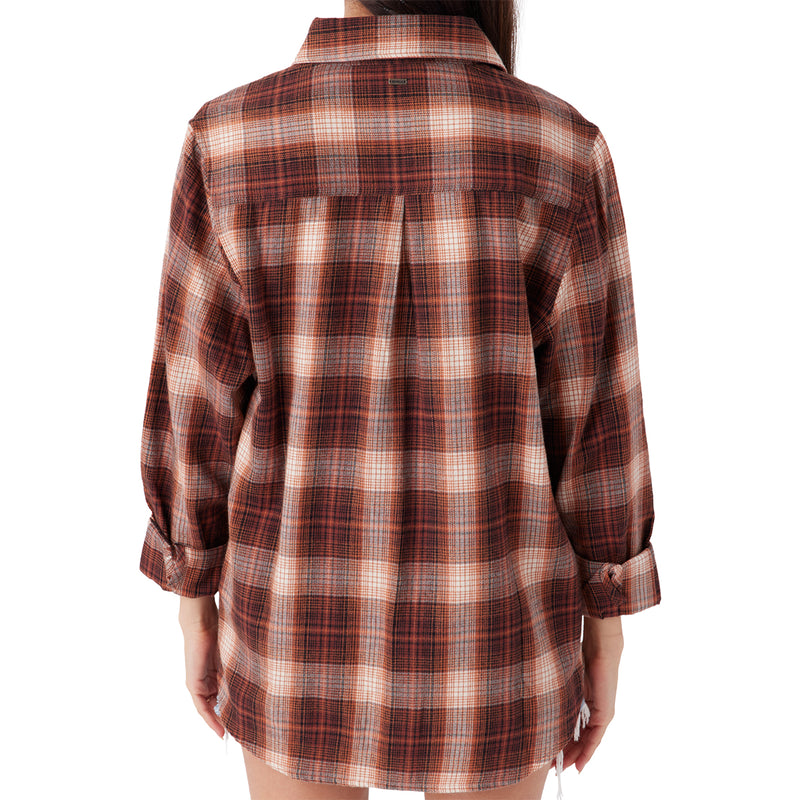 Load image into Gallery viewer, O&#39;Neill Women&#39;s Brooks Long Sleeve Button-Up Flannel Shirt
