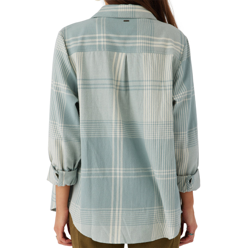 Load image into Gallery viewer, O&#39;Neill Women&#39;s Brooks Long Sleeve Button-Up Flannel Shirt
