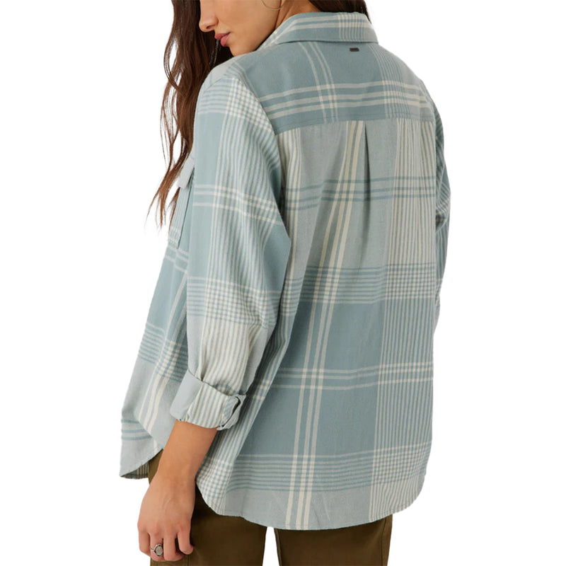 Load image into Gallery viewer, O&#39;Neill Women&#39;s Brooks Long Sleeve Button-Up Flannel Shirt
