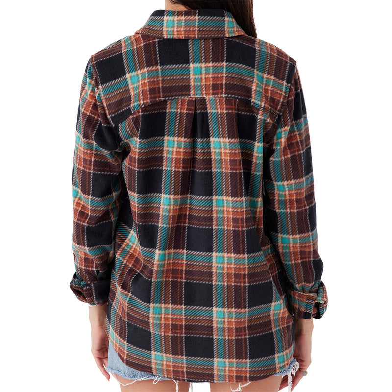 Load image into Gallery viewer, O&#39;Neill Women&#39;s Zuma Superfleece Long Sleeve Button-Up Shirt
