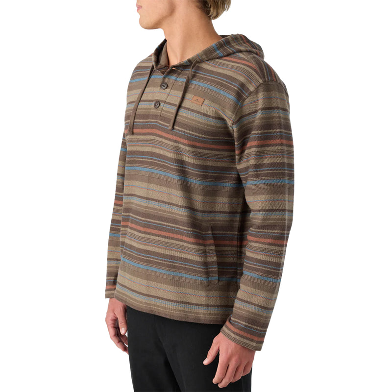 Load image into Gallery viewer, O&#39;Neill Bavaro Stripe Poncho Pullover Hoodie
