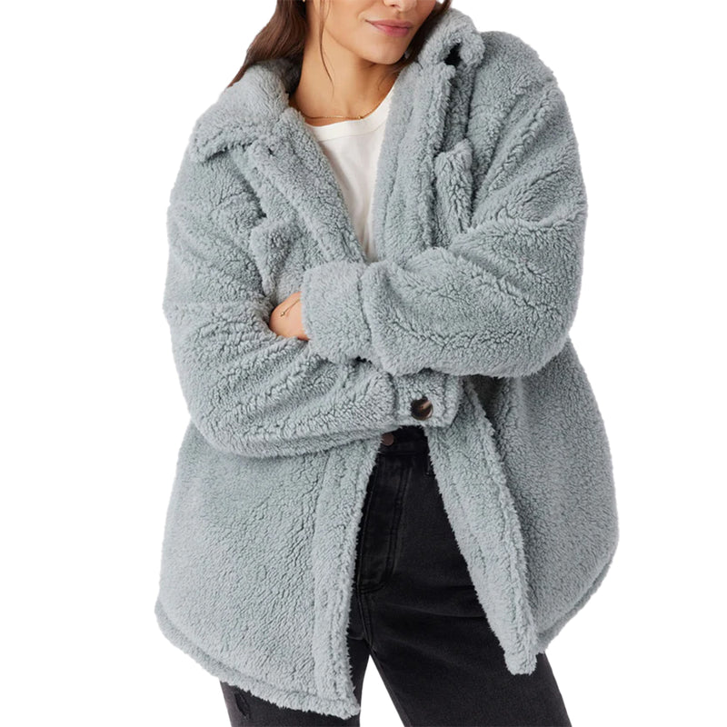 Load image into Gallery viewer, O&#39;Neill Women&#39;s Heath Solid High Pile Fleece Jacket
