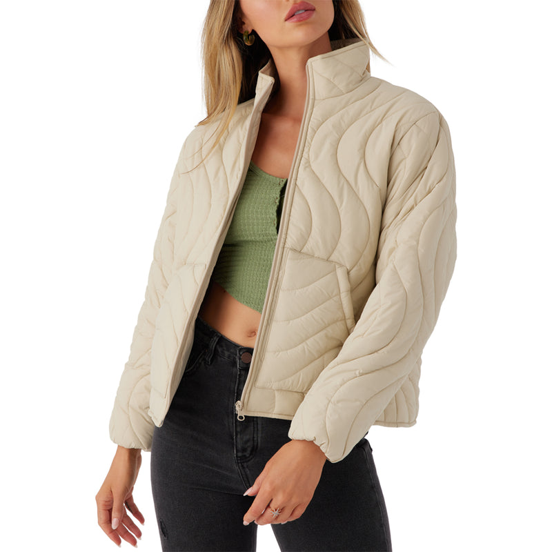 Load image into Gallery viewer, O&#39;Neill Women&#39;s Eden Wave Quilted Zip Jacket
