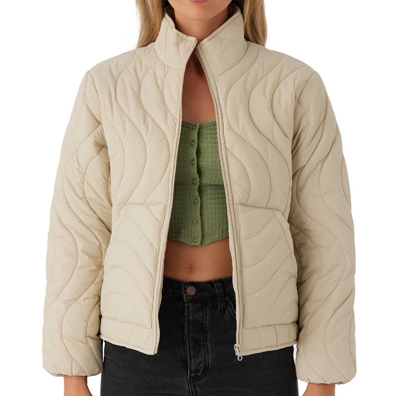 Load image into Gallery viewer, O&#39;Neill Women&#39;s Eden Wave Quilted Zip Jacket
