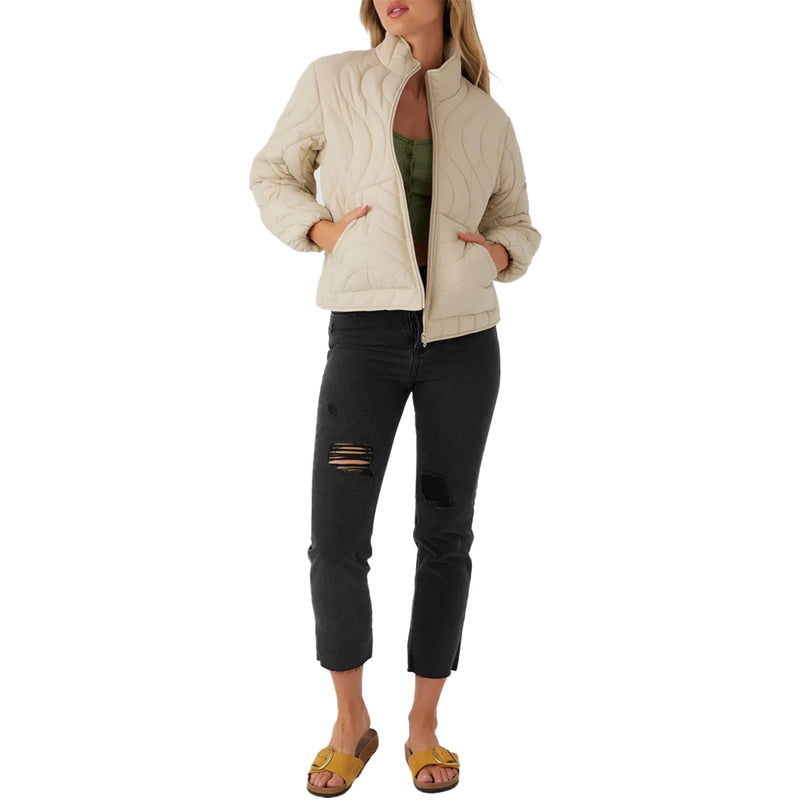 Load image into Gallery viewer, O&#39;Neill Women&#39;s Eden Wave Quilted Zip Jacket
