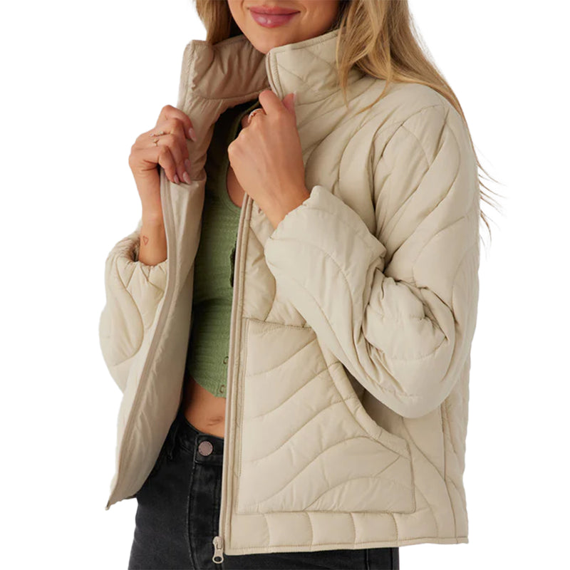 Load image into Gallery viewer, O&#39;Neill Women&#39;s Eden Wave Quilted Zip Jacket
