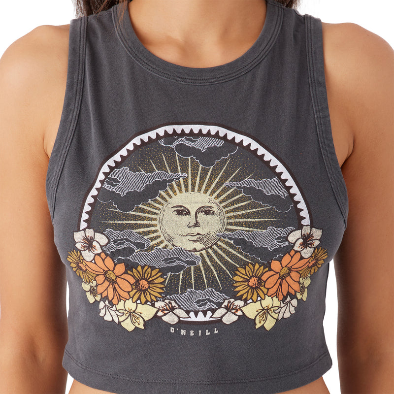 Load image into Gallery viewer, O&#39;Neill Women&#39;s Mystic Sun Crop Tank Top
