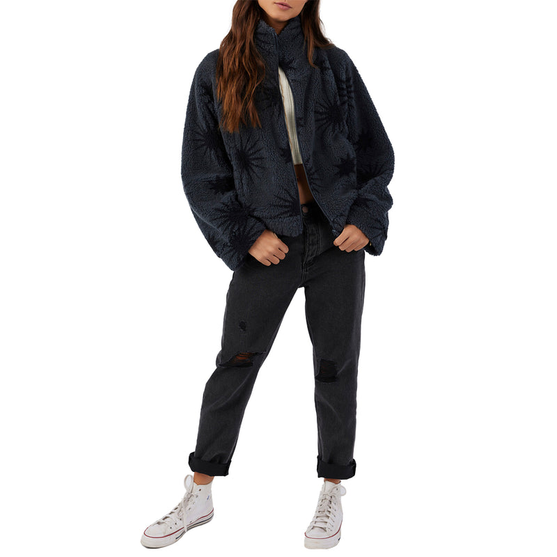 Load image into Gallery viewer, O&#39;Neill Women&#39;s Rori High Pile Fleece Cropped Zip Jacket
