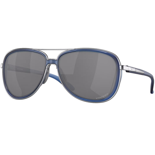 Oakley Split Time Sunglasses - Matte Transparent Blue/Prizm Black