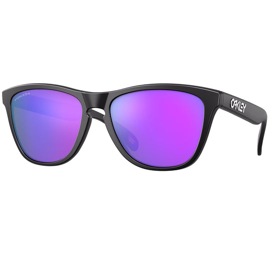 Oakley Frogskins Sunglasses - Matte Black/Prizm Violet