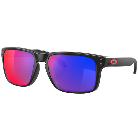 Oakley Holbrook Sunglasses - Matte Black/+ Red Iridium