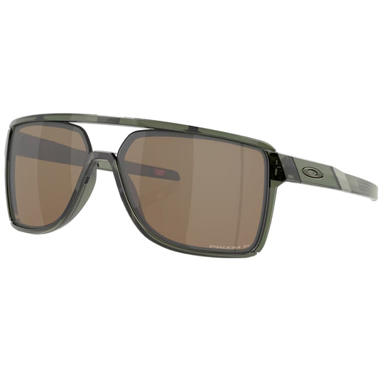 Oakley Castel Polarized Sunglasses Olive Ink Prizm Tungsten Cleanline Surf