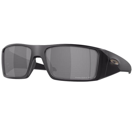 Oakley Heliostat Polarized Sunglasses - Matte Black/Prizm Black