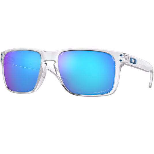 Oakley Holbrook XL Polarized Sunglasses - Polished Clear/Prizm Sapphire