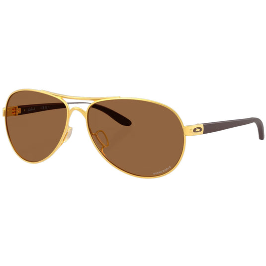 Oakley Women's Feedback Sunglasses - Satin Gold/Prizm Bronze