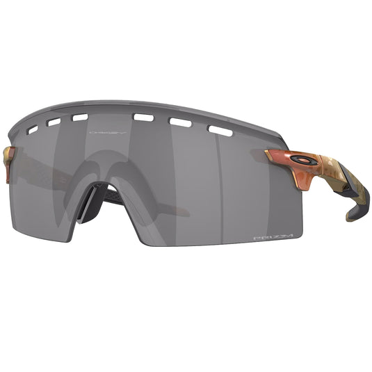 Oakley Encoder Strike Community Collection Sunglasses - Matte Red/Gold Colorshift/Prizm Black