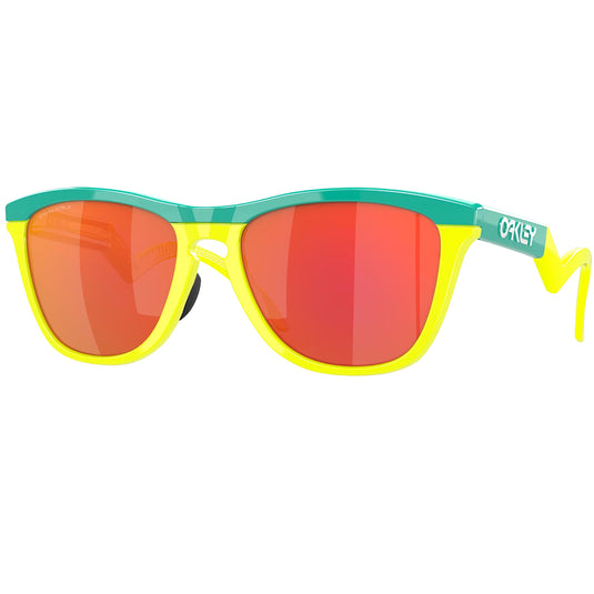 Oakley Frogskins Hybrid Sunglasses - Celeste/Tennis Ball Yellow/Prizm ...