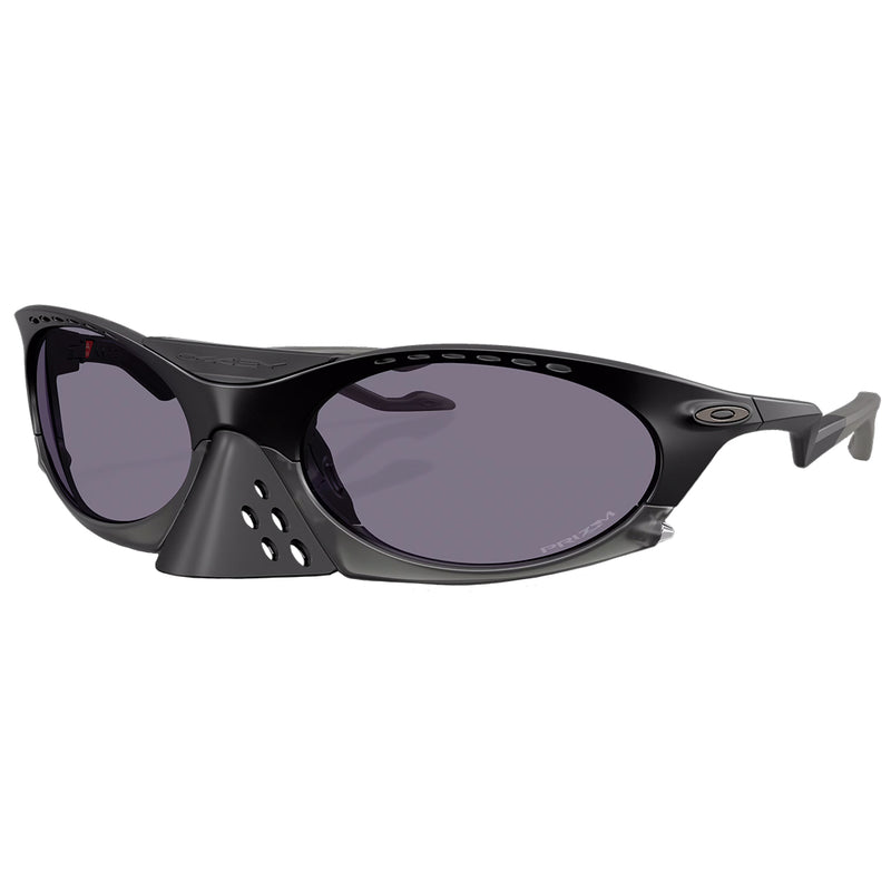 Load image into Gallery viewer, Oakley Plantaris Sunglasses - Matte Black/Prizm Grey
