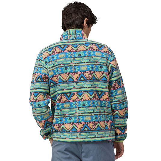 Patagonia patterned lightweight fleece sweatshirt best sale