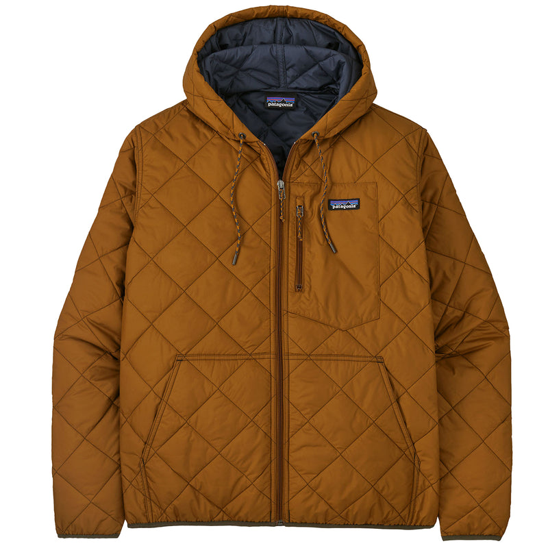 Load image into Gallery viewer, Patagonia Diamond Quilted Bomber Hooded Zip Jacket
