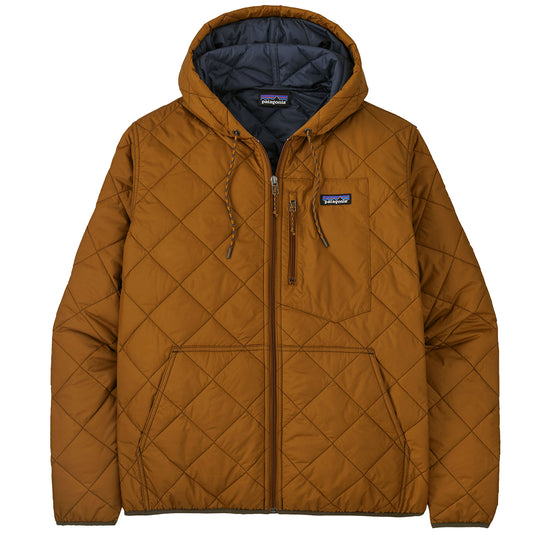 Patagonia Diamond Quilted Bomber Hooded Zip Jacket