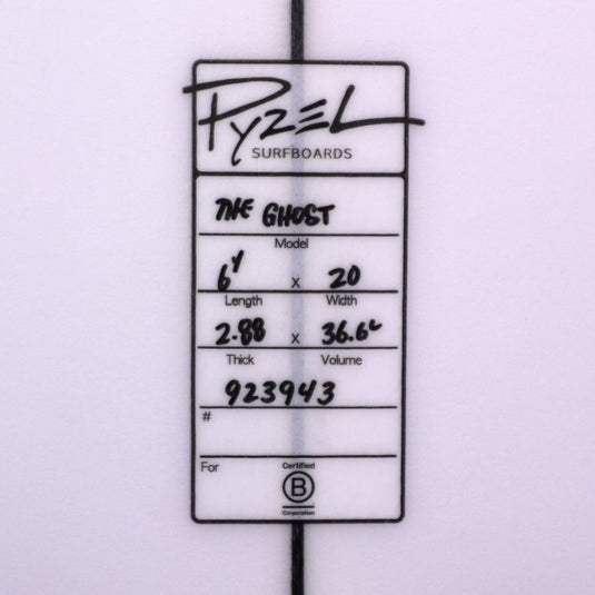 Pyzel The Ghost 6'4 x 20 x 2 ⅞ Surfboard