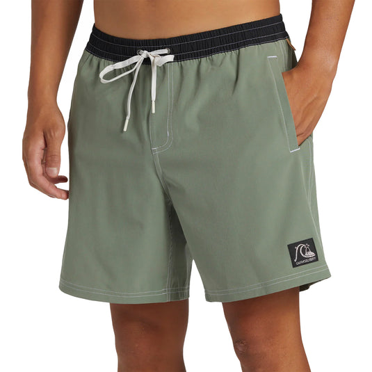 Quiksilver Original Straight Elastic Waist 17" Shorts