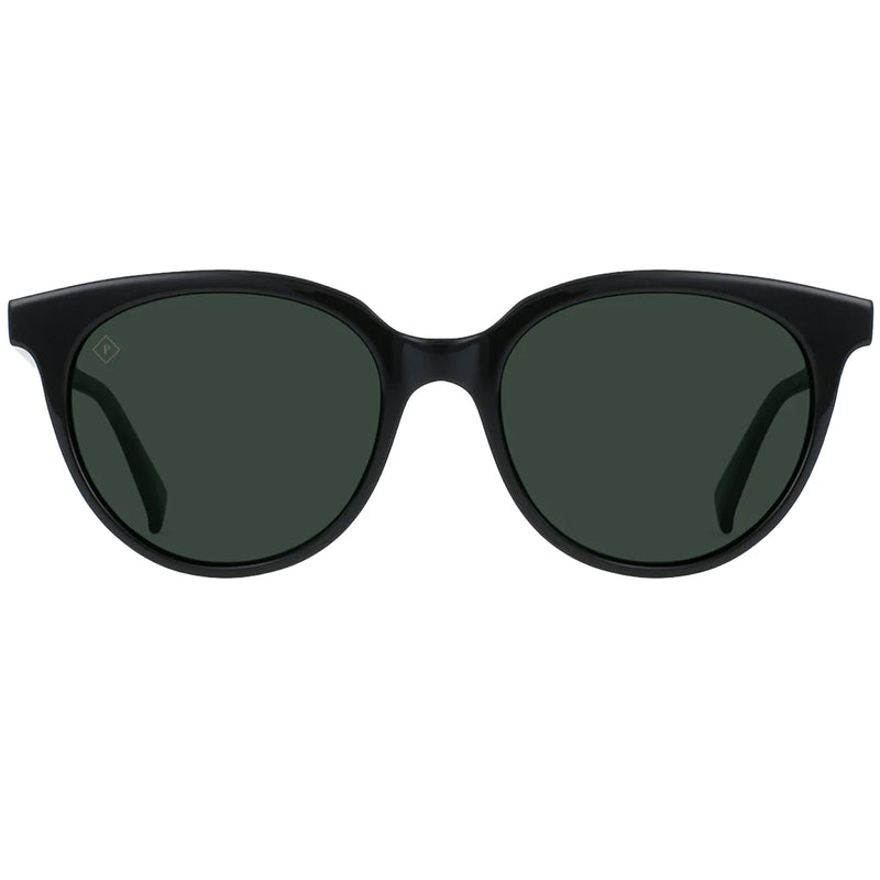 Load image into Gallery viewer, RAEN Lily Polarized Sunglasses - Crystal Black/Green
