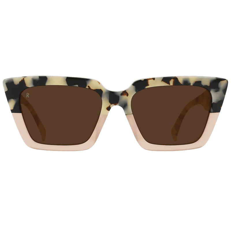 Load image into Gallery viewer, RAEN Keera Sunglasses - Ivory Coral/Carob
