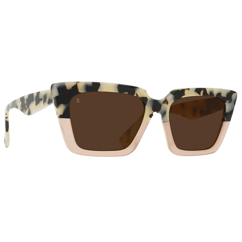 Load image into Gallery viewer, RAEN Keera Sunglasses - Ivory Coral/Carob
