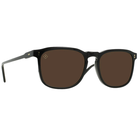 RAEN Wiley Polarized Sunglasses - Recycled Black/Vibrant Brown