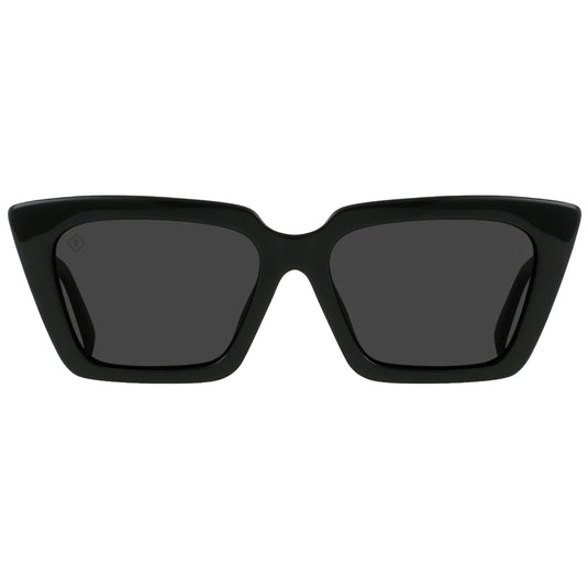 RAEN Keera Polarized Sunglasses - Recycled Black/Smoke