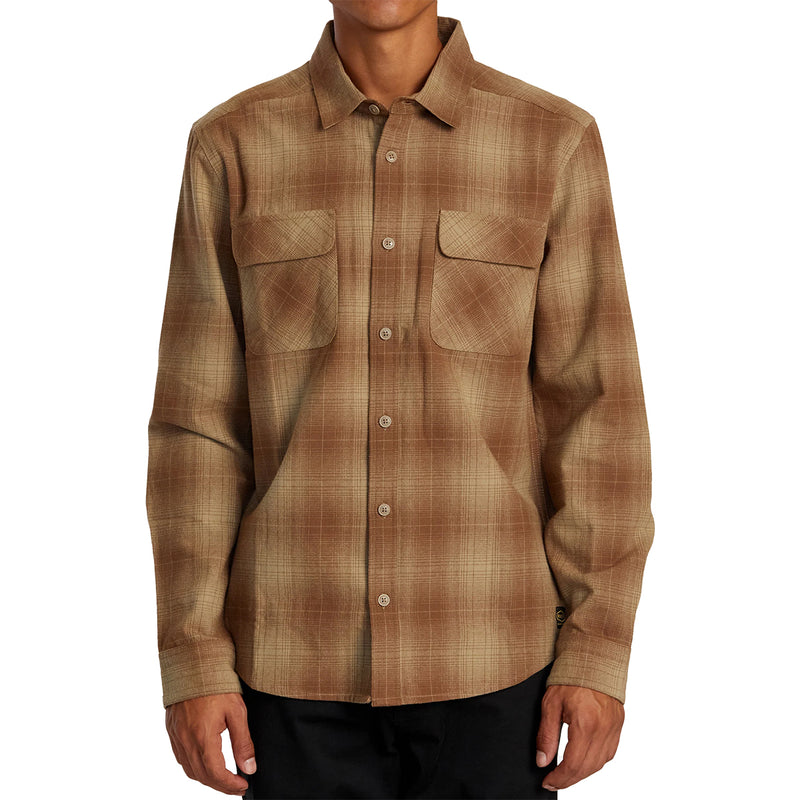 Load image into Gallery viewer, RVCA Dayshift Long Sleeve Button-Up Flannel Shirt
