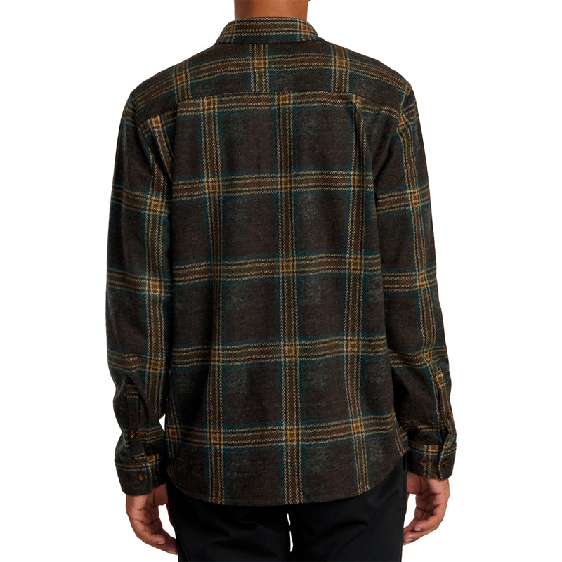 Load image into Gallery viewer, RVCA Vacancy Long Sleeve Button-Up Flannel Shirt
