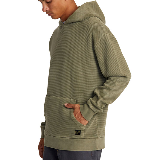 RVCA Dayshift Thermal Pullover Hoodie Cleanline Surf