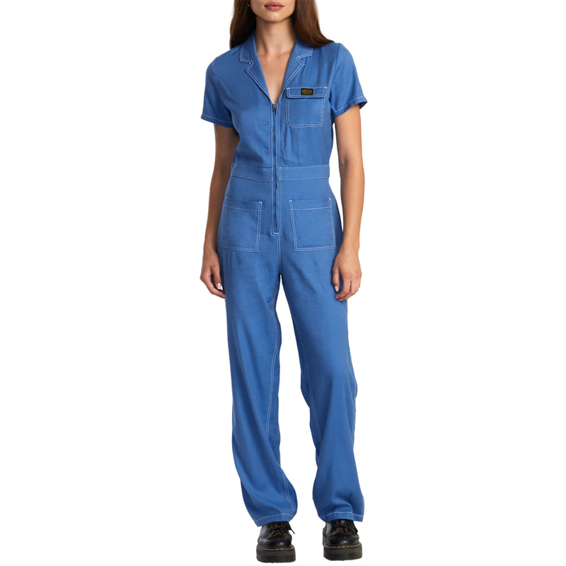 Load image into Gallery viewer, RVCA Women&#39;s Spring Shift Workwear Jumpsuit
